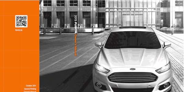 2015 Ford Fusion Owners Manual