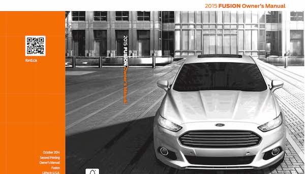 2015 Ford Fusion Owners Manual