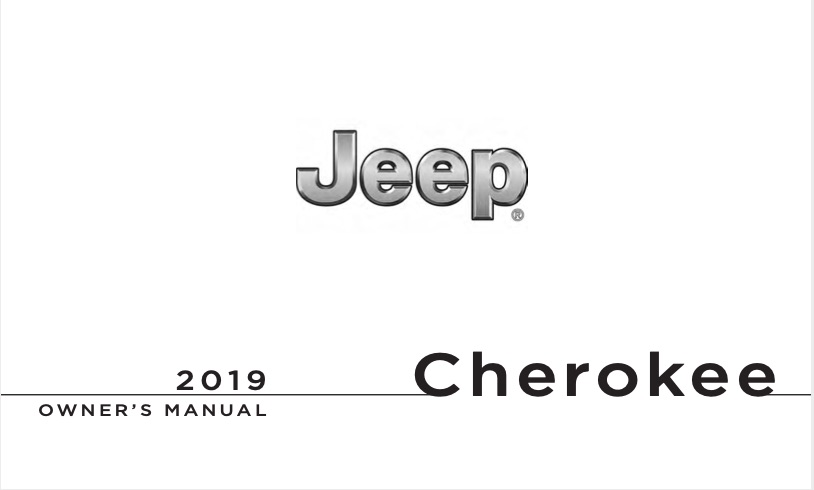 2019 Jeep Cherokee Owners Manual