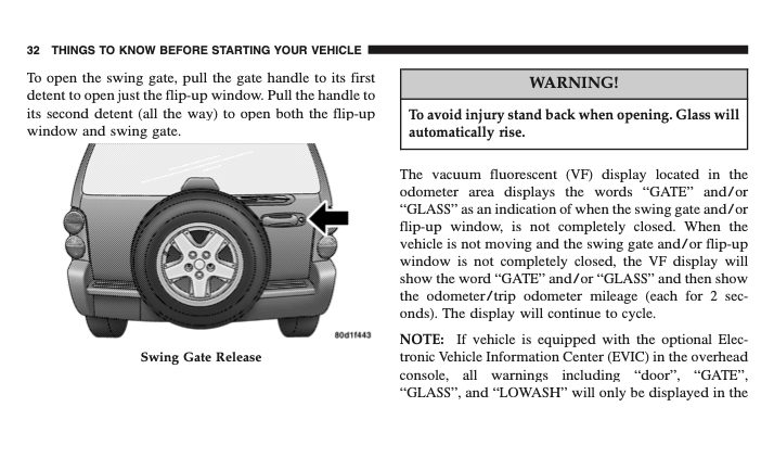 2005 Jeep Liberty Owners Manual PDF - 424 Pages