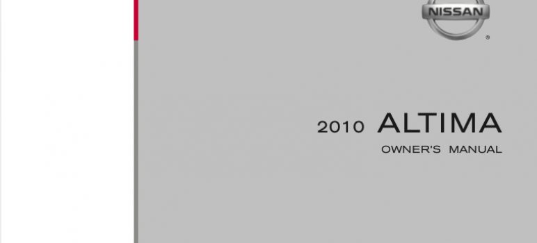 2010 Nissan Altima Owners Manual