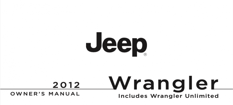 2012 Jeep Wrangler Owners Manual