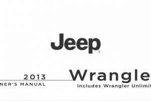 2013 Jeep Wrangler Owners Manual
