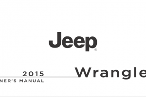 2015 Jeep Wrangler Owners Manual