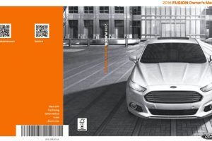 2016 Ford Fusion owners Manual
