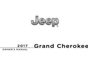 2017 Jeep Grand Cherokee Owners Manual