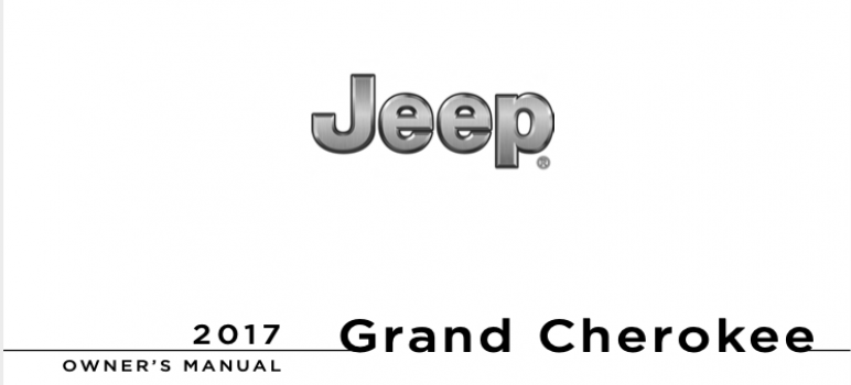 2017 Jeep Grand Cherokee Owners Manual