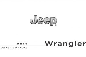 2017 Jeep Wrangler Owners Manual