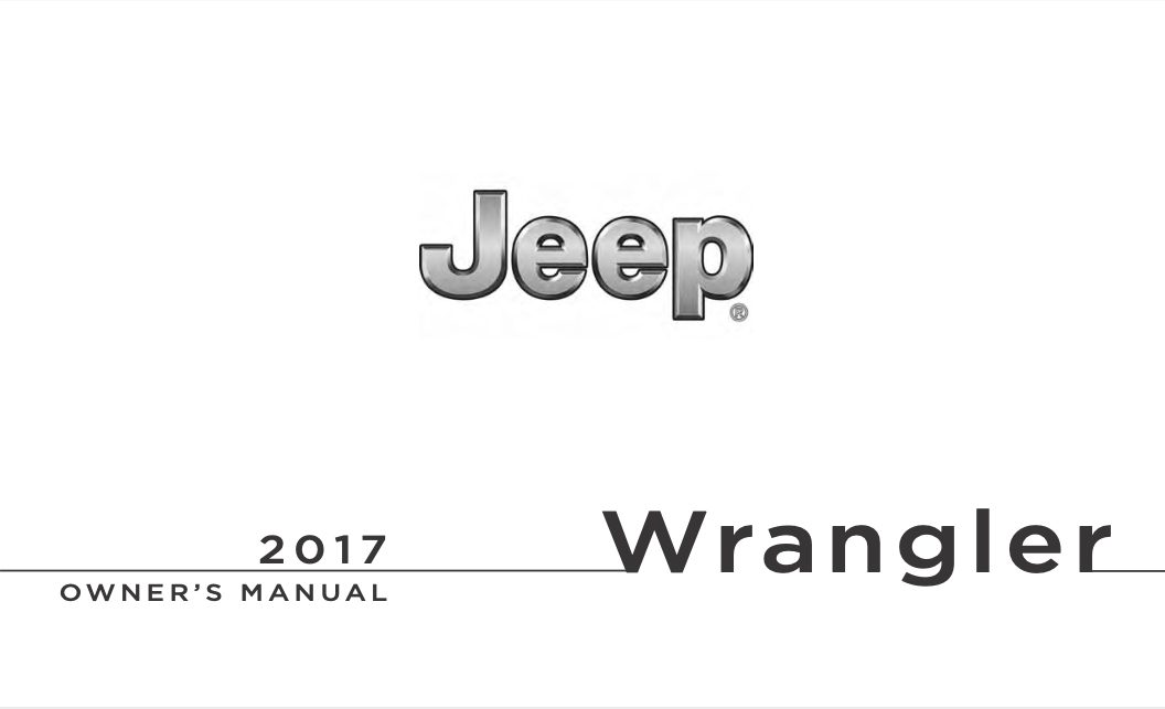 2017 Jeep Wrangler Owners Manual PDF 518 Pages