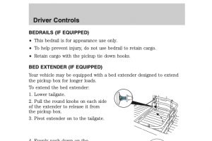 2003 Ford Ranger Owners Manual