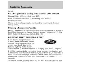2005 Ford Escape Owners Manual