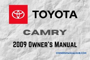 2009 Toyota Camry Owners Manual