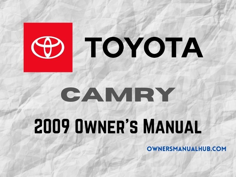2009 Toyota Camry Service Manual