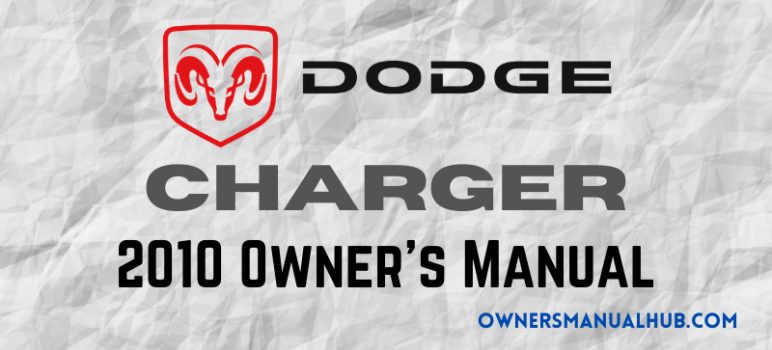 2010 Dodge Charger Owners Manual