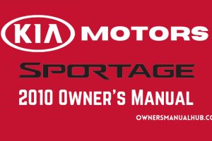 2010 Kia Sportage Owners Manual