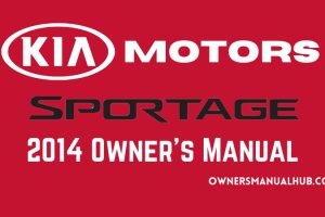 2014 Kia Sportage Owners Manual