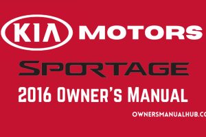 2016 Kia Sportage Owners Manual