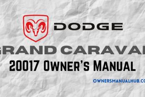 2017 Dodge Grand Caravan Owner's Manual