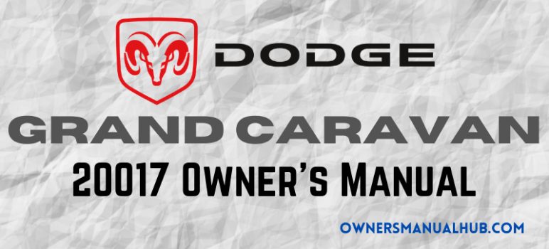 2017 Dodge Grand Caravan Owner's Manual