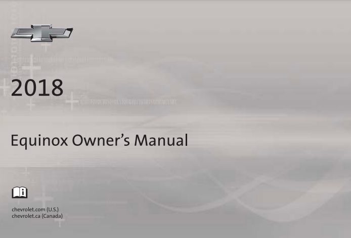 2018 Chevy Equinox Owners Manual PDF - 434 Pages