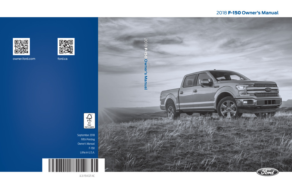 2018 Ford F-150 Owners Manual PDF - 641 Pages