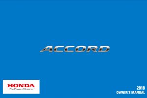 2018 Honda Accord Owners Manual