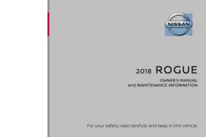 2018 Nissan Rogue Owners Manual