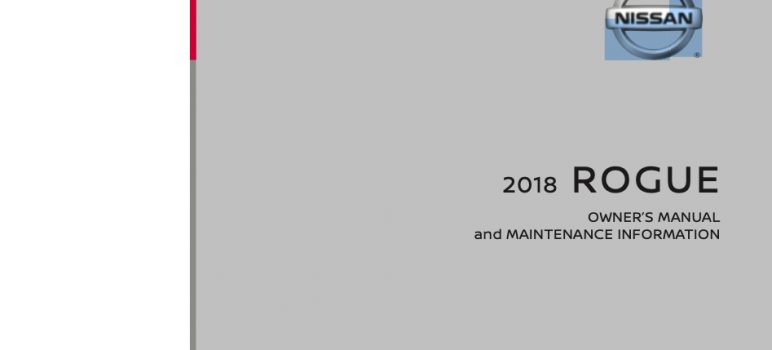 2018 Nissan Rogue Owners Manual