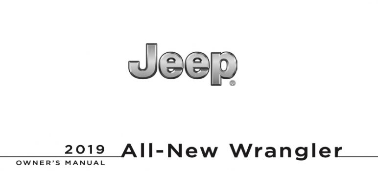2019 Jeep Wrangler Owners Manual