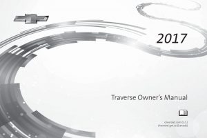 2017 Chevy Traverse Owners Manual