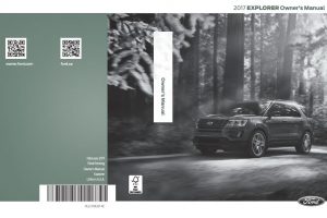 2017 Ford Explorer Owners Manual