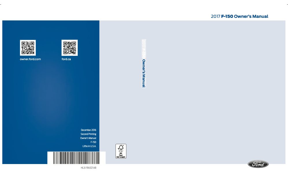 2017 Ford F-150 Owners Manual PDF - 593 Pages