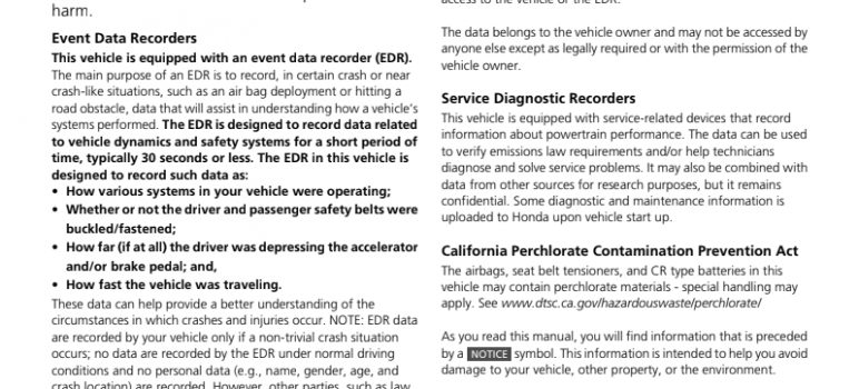 2017 Honda CR-V Owners Manual