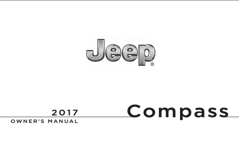 2017 Jeep Compass Owners Manual PDF - 519 Pages