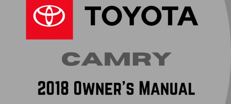 2018 Toyota Camry Owners Manual