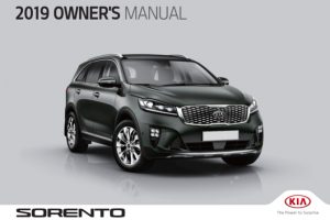 2019 Kia Sorento Owners Manual