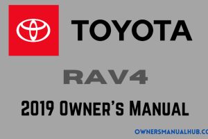 2019 Toyota RAV4 Owners Manual