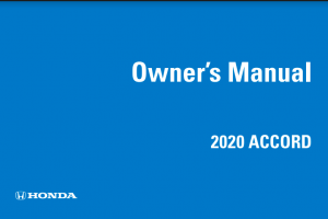 2020 Honda Accord Owners Manual