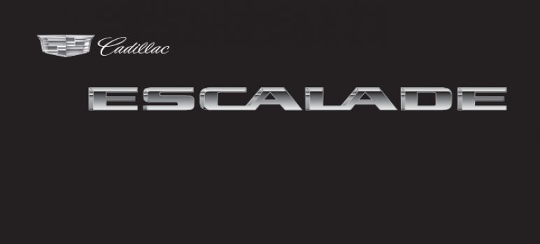 2016 Cadillac Escalade Owners Manual