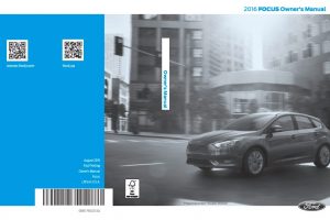 2016 Ford Focus Owners Manual