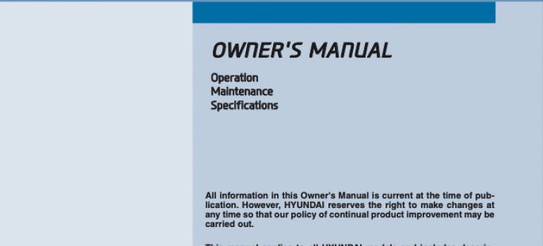 2016 Hyundai Sonata Owners Manual