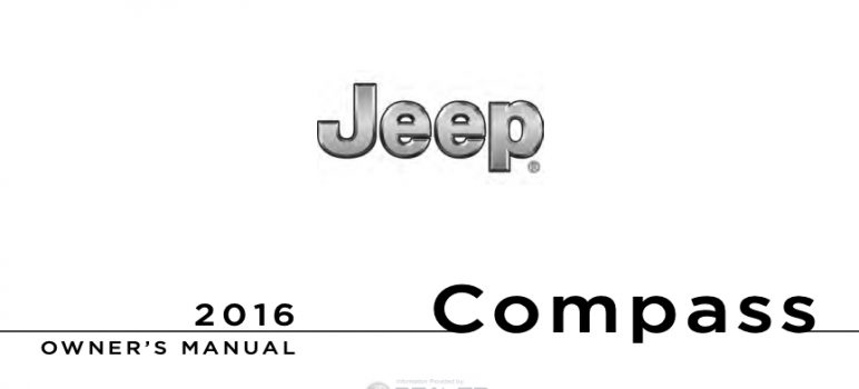 2016 Jeep Compass Owners Manual