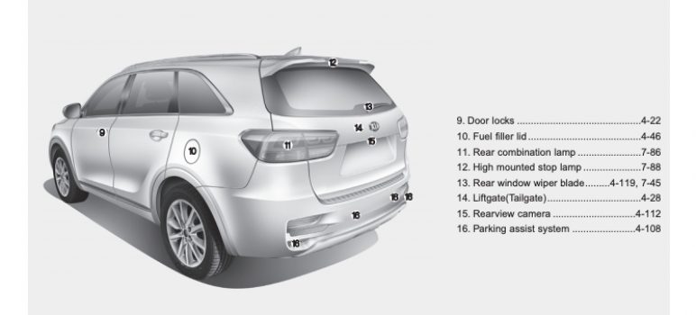 2016 Kia Sorento Owners Manual