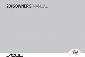 2016 Kia Soul Owners Manual
