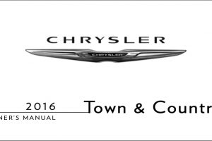 2016 Chrysler Town And Country Owners Manual