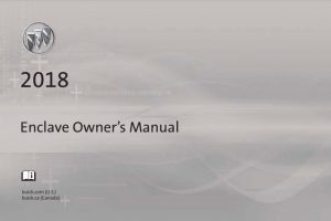 2018 Buick Enclave Owners Manual