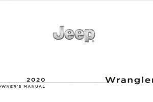 2020 Jeep Wrangler Owners Manual