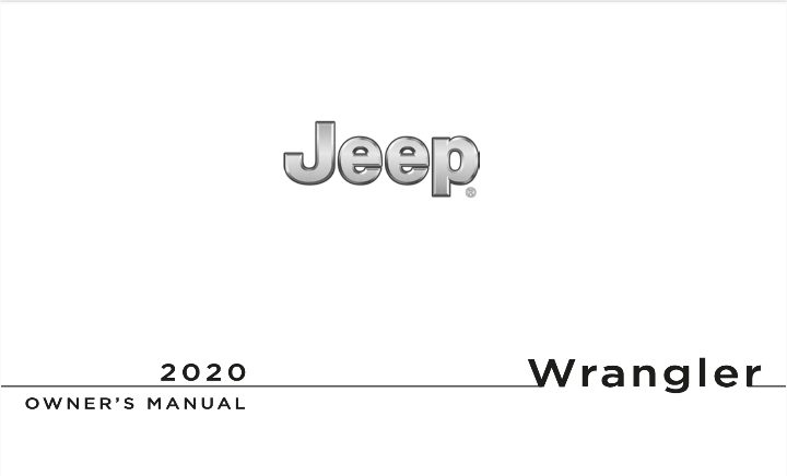 2020 Jeep Wrangler Owners Manual PDF - 670 Pages