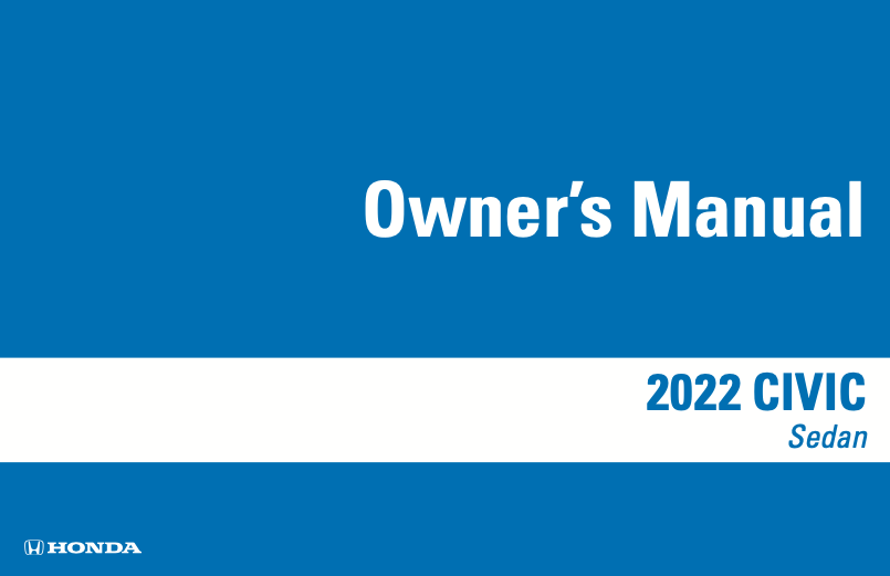 2022 Honda Civic Maintenance Schedule 2022 Honda Civic Owners Manual Pdf - 700 Pages