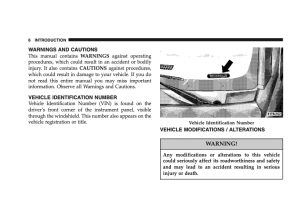 2007 Chrysler Sebring Owners Manual